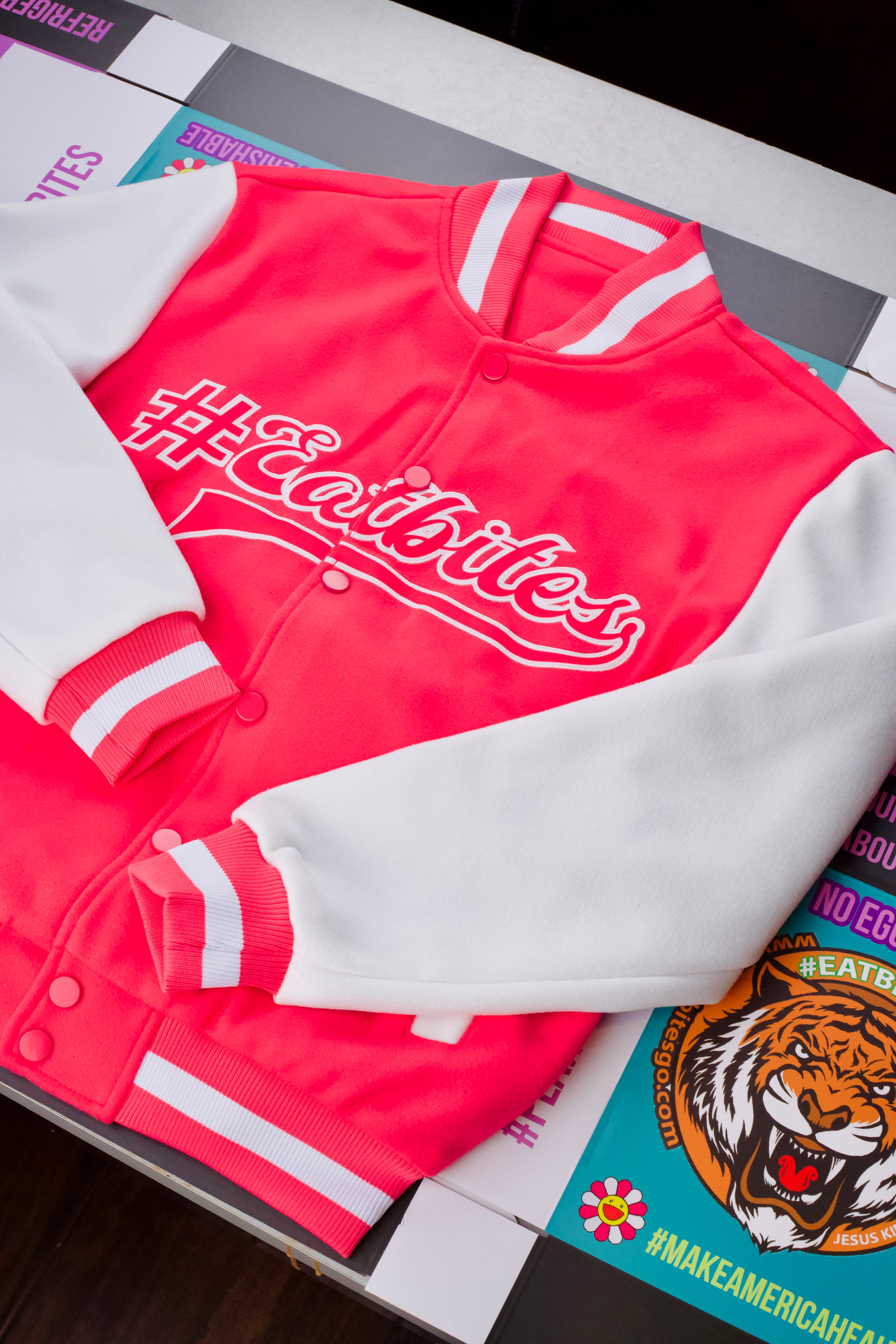 Varsity #EATBITES JACKET premium size S
