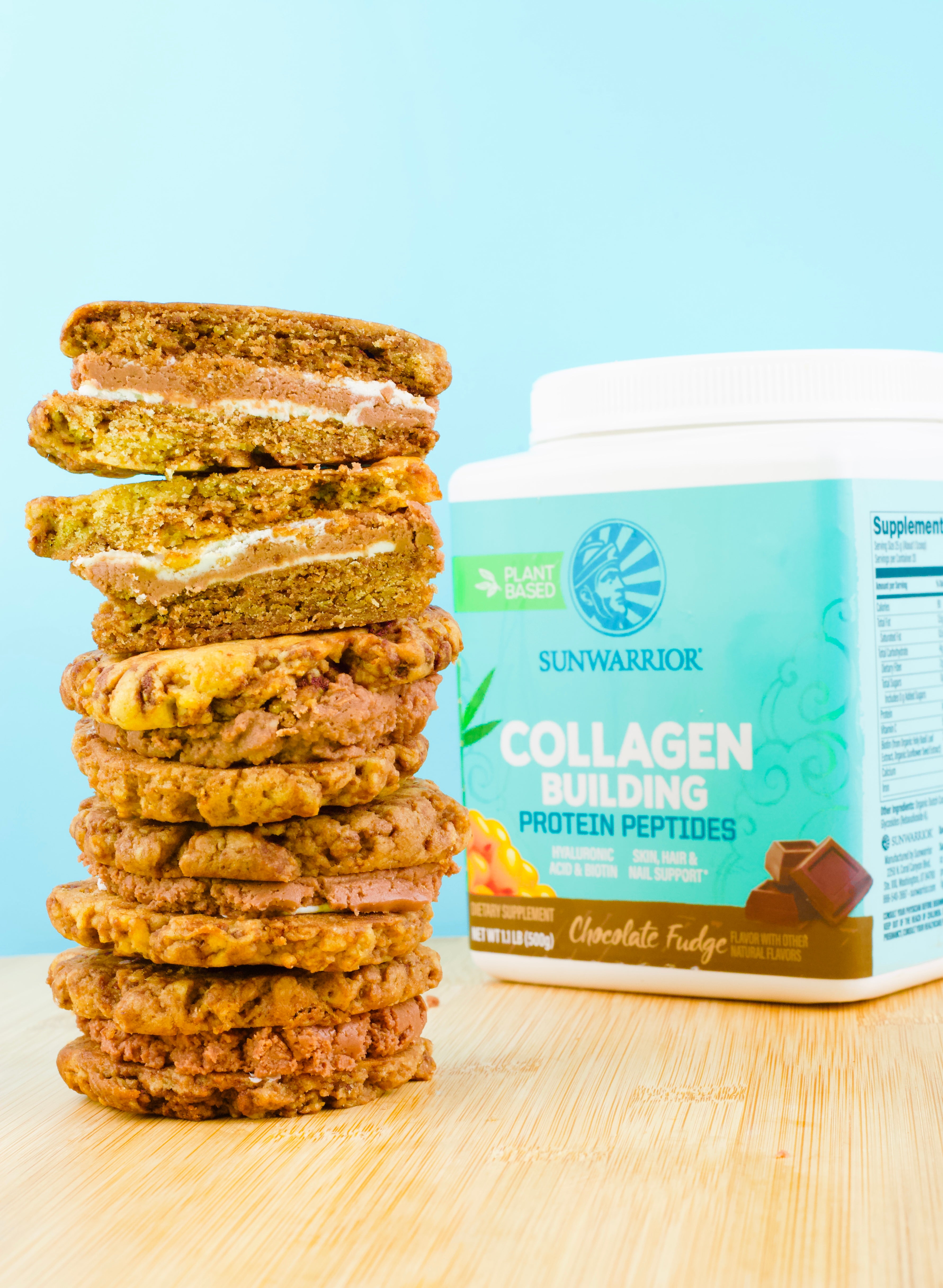 Double Cacao Fudge Cookie SAND +Peptides