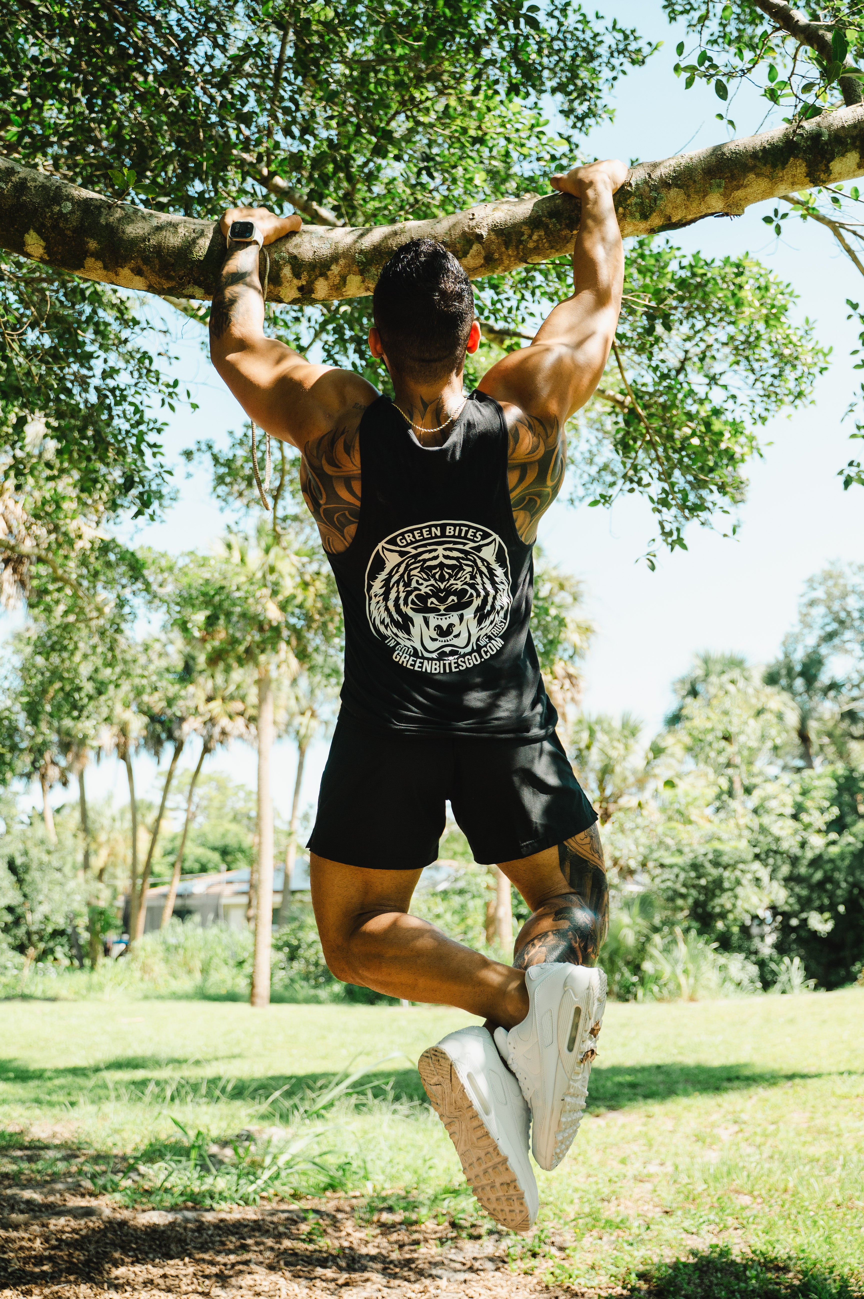 BLACK #EATBITES2025 SummerSHREDZ tank