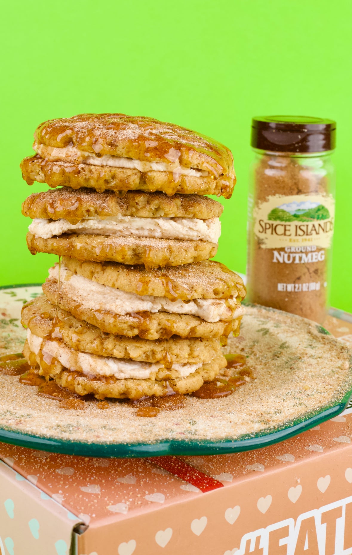 Pumpkin Spice Protein Cookie Sandwich