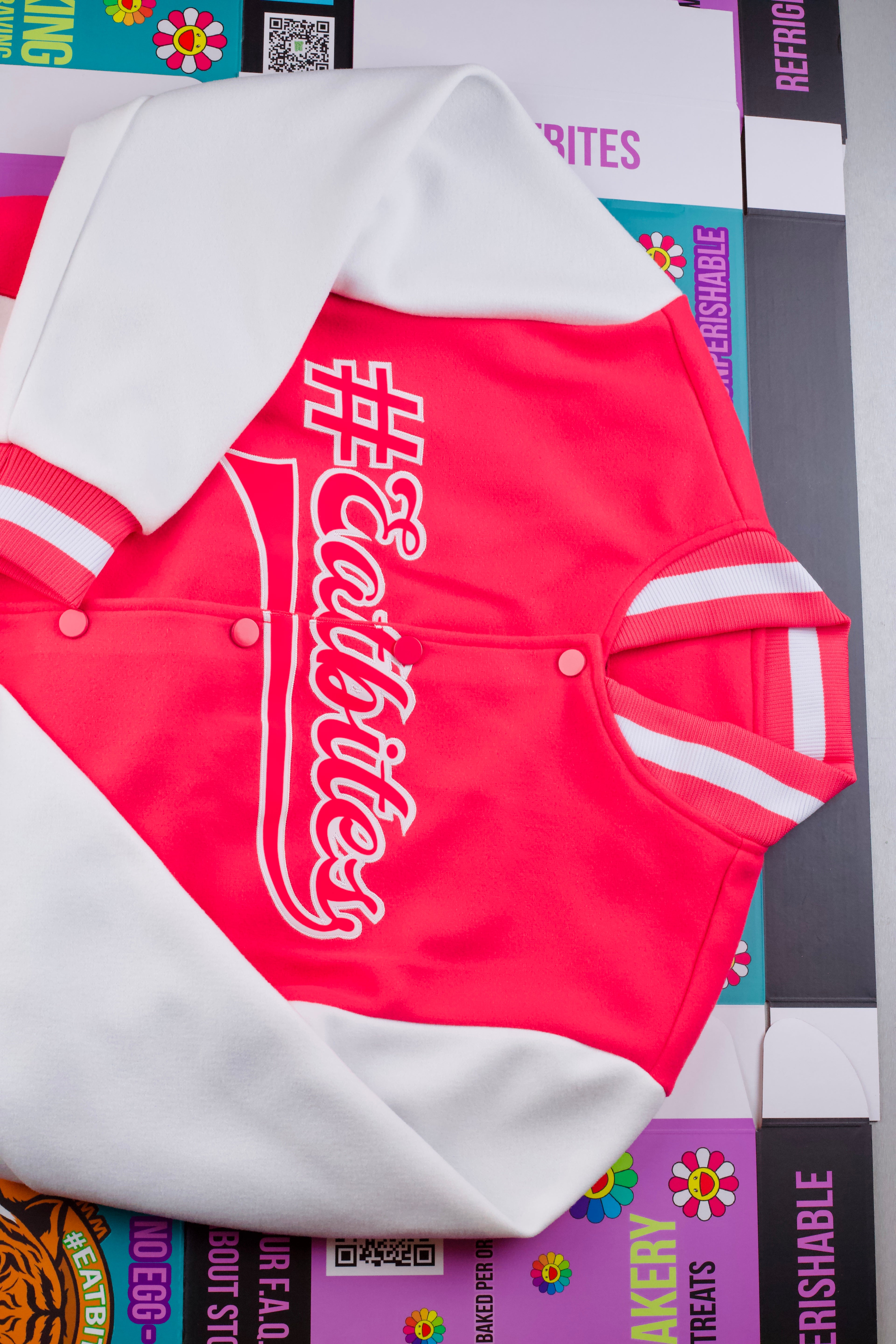 Varsity #EATBITES JACKET premium size S