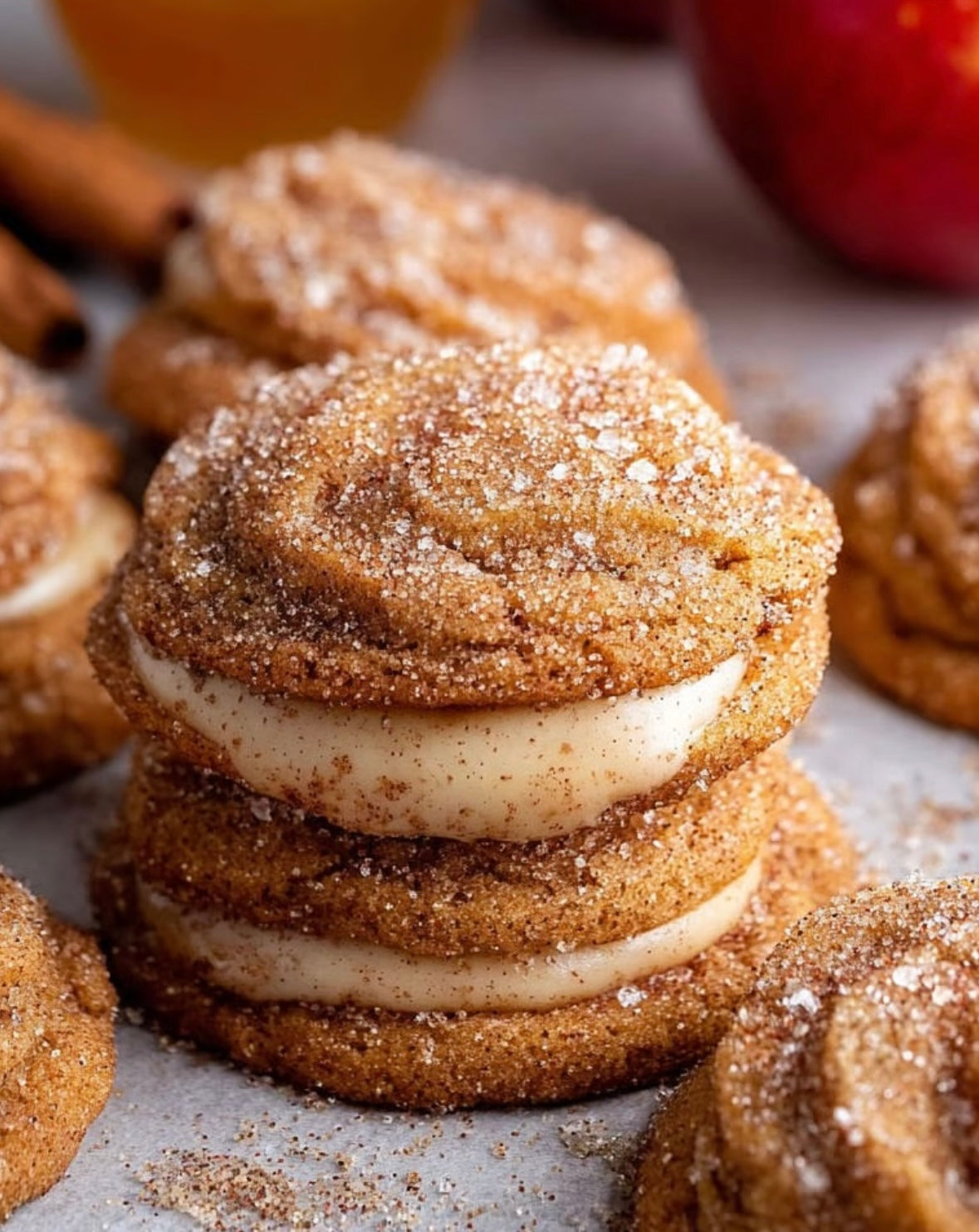 Pumpkin Spice Protein Cookie Sandwich