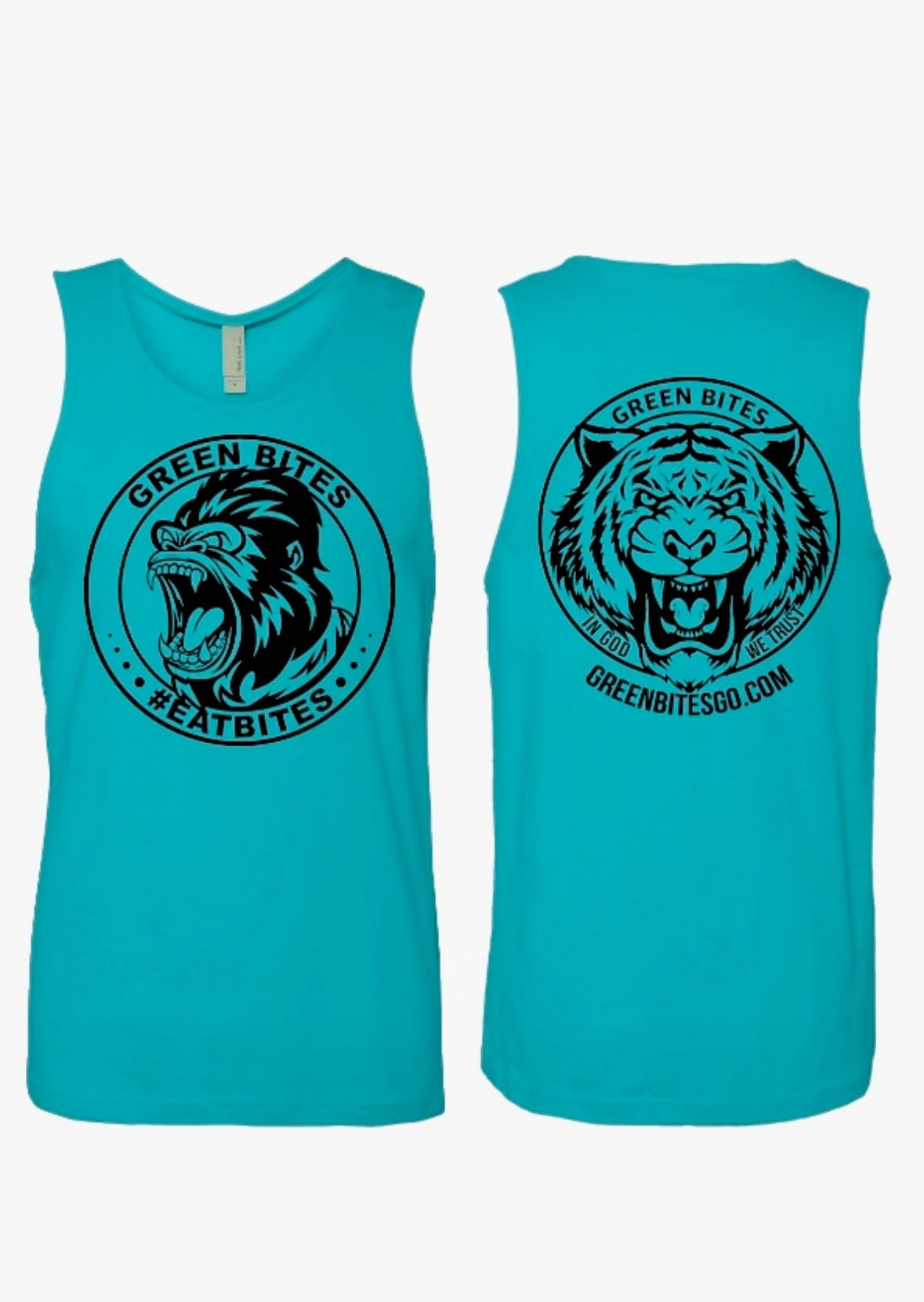 Blue #EATBITES Tank