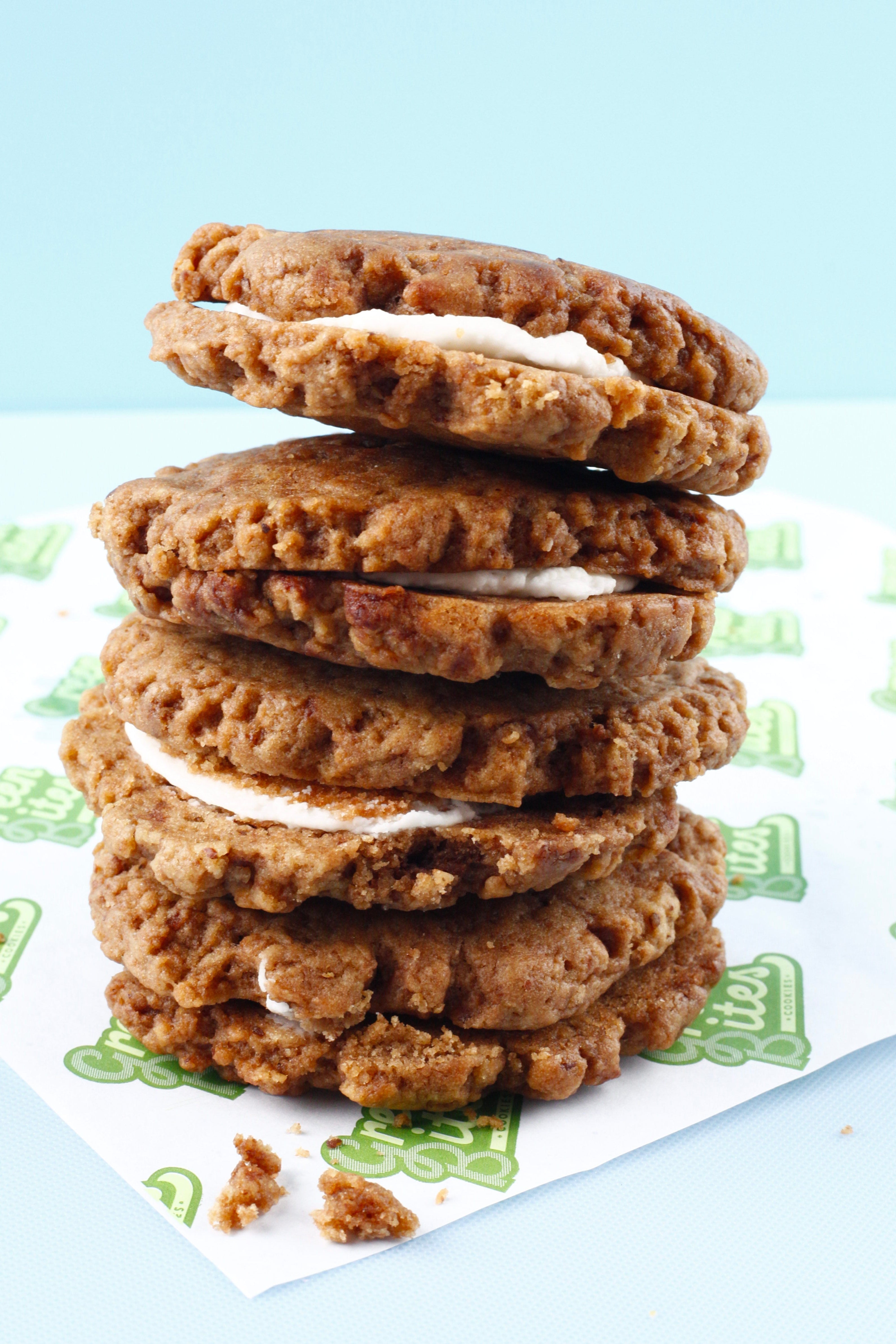 Cacao Protein Cookie Sandwiches
