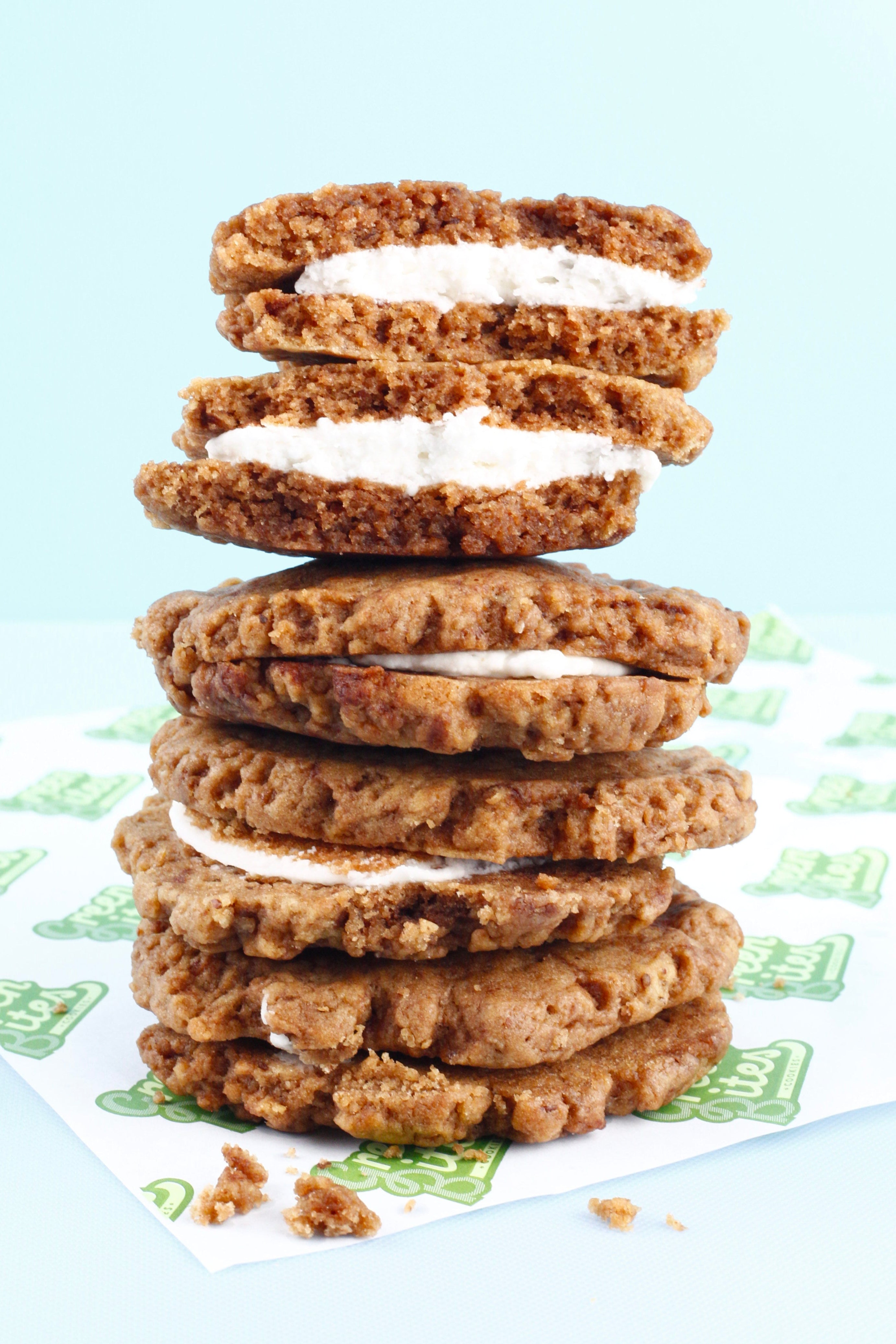 Cacao Protein Cookie Sandwiches