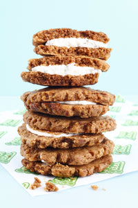 Cacao Protein Cookie Sandwiches