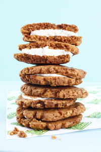 Cacao Protein Cookie Sandwiches